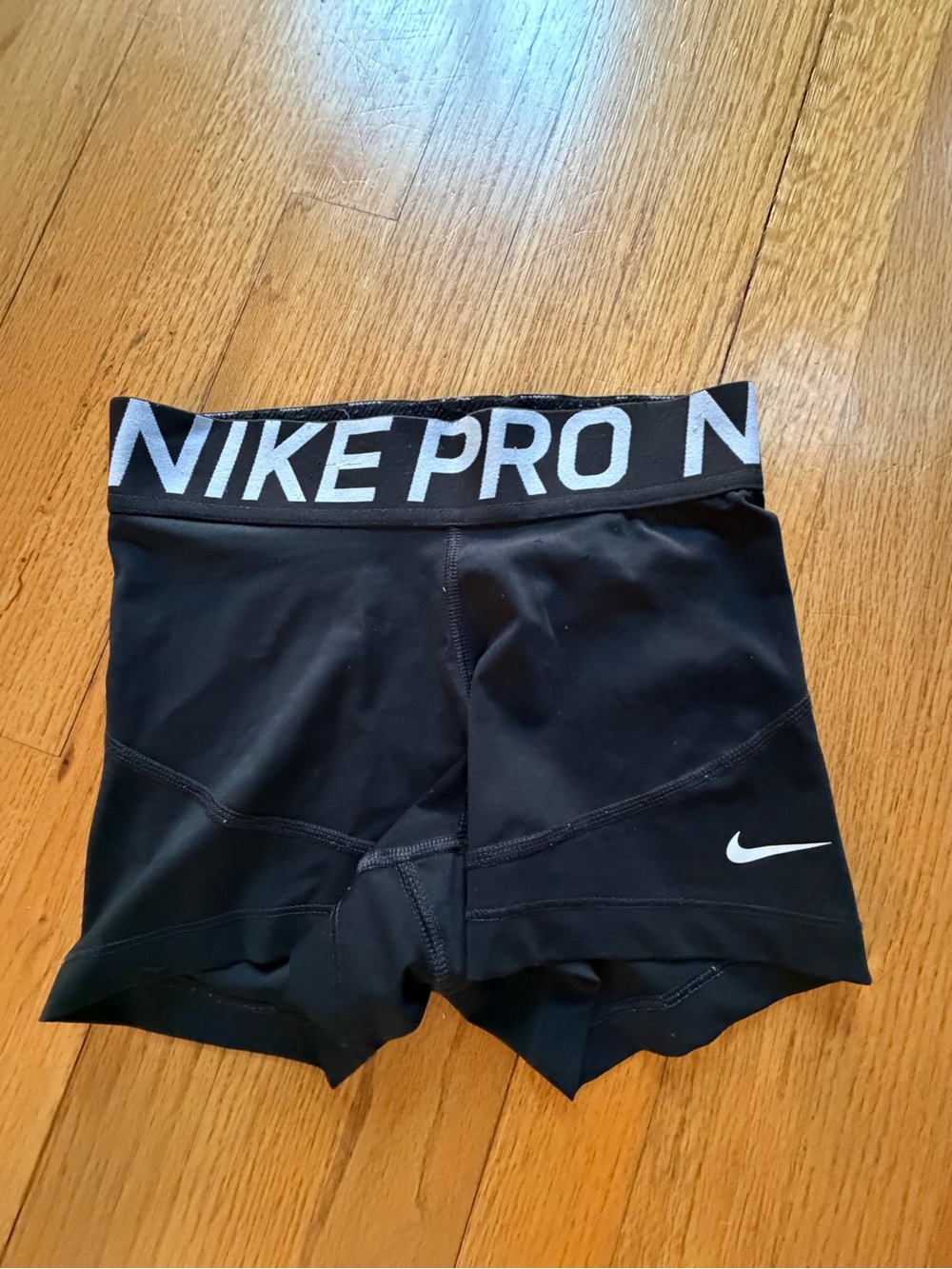 Women Nike Pro Black Compression Shorts